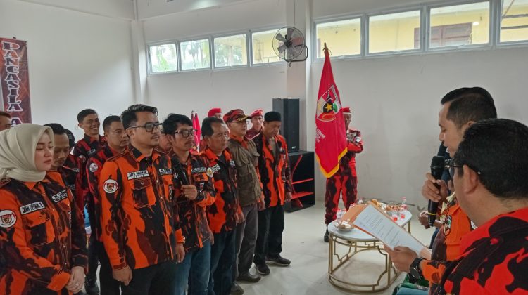 Pengurus PAC Pemuda Pancasila Kecamatan Cugenang Dilantik,  Bayu Kembali jadi Nahkoda