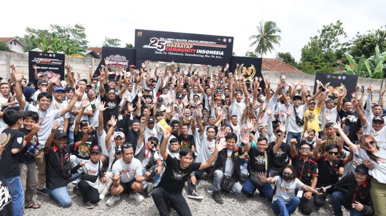 Ngerayap Community Indonesia Rayakan Ulang Tahun ke-25 dengan Semangat Kebersamaan