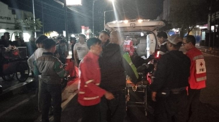 Kecelakaan di Kawasan Kuliner Siliwangi Cianjur, Pengendara Motor Diduga Mabuk