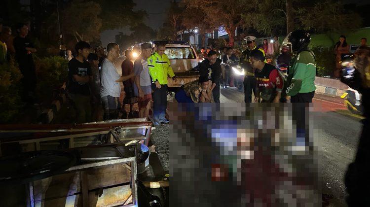 Pengendara Tewas Usai Serempet Pedagang Siomay di Jalan Siliwangi Cianjur