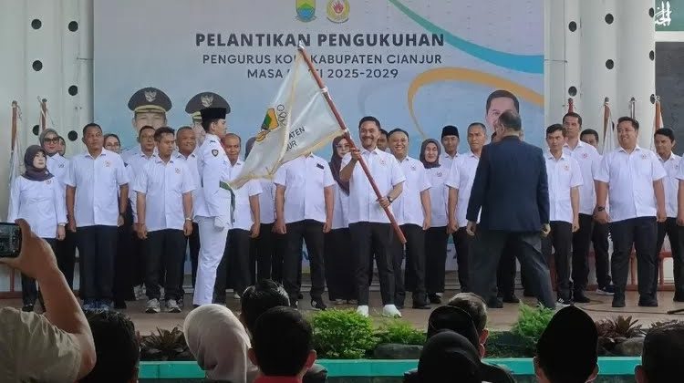 Pengurus KONI Cianjur Resmi Dilantik, Usung Semangat Kolaborasi Menuju Prestasi Olahraga Berjaya