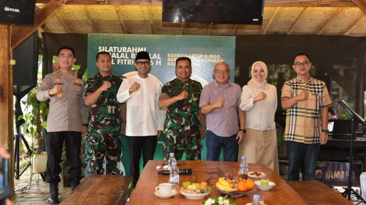 Kogartap II/Bdg Gelar Halal Bihalal Bersama Forkopimda dan Tokoh Cianjur