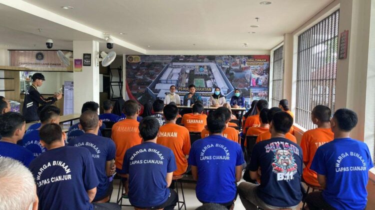 Lapas Cianjur dan Puskesmas Beri Penyuluhan Bahaya HIV/AIDS