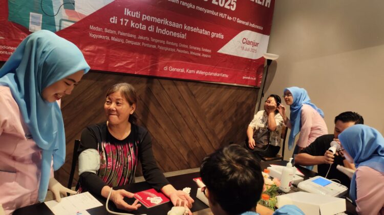 Penyelenggaraan Generali Health Cities di Kota Cianjur, Jumat (18/07). (Foto : cianjurtimes.com)
