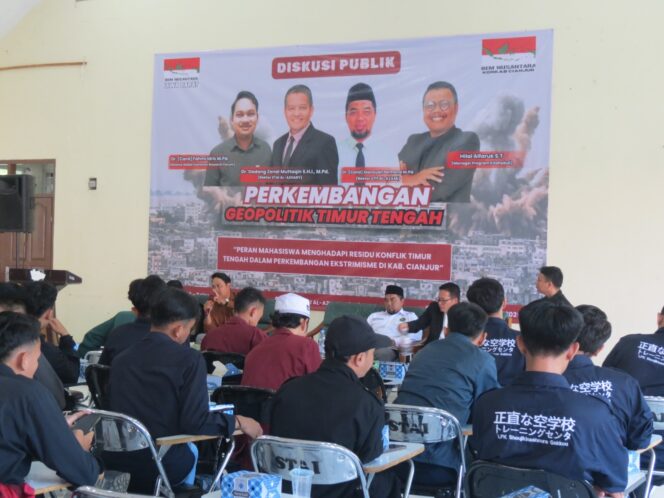 
					Mahasiswa Cianjur Bahas Konflik Timur Tengah, Perkuat Peran Pemuda dalam Isu Global