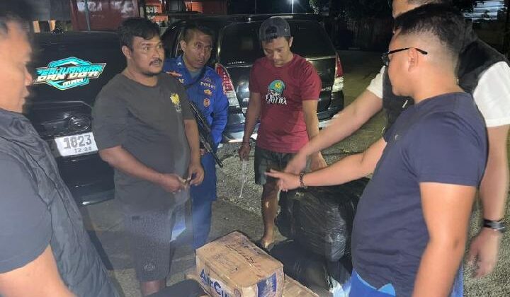 Korps Kepolisian Perairan dan Udara (Korpolairud) Baharkam Polri menggagalkan upaya penyelundupan benih bening lobster (BBL) di Cianjur, Jawa Barat, Rabu (17/9/2025). (ANTARA/HO-Divisi Humas Polri)