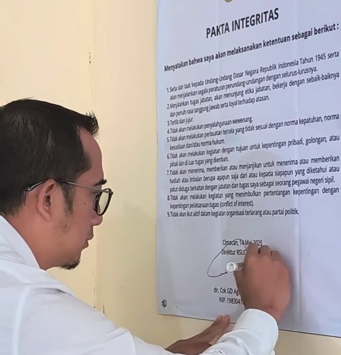 
					Pakta Integritas RSUD Cimacan, Dorong Pelayanan Bersih dan Transparan
