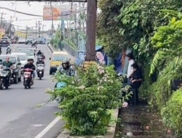 Lokasi yang diduga menjadi tempat transaksi jual-beli obat obatan terlarang di Kawasan Cianjur Utara. (Foto : tangkapan layar)