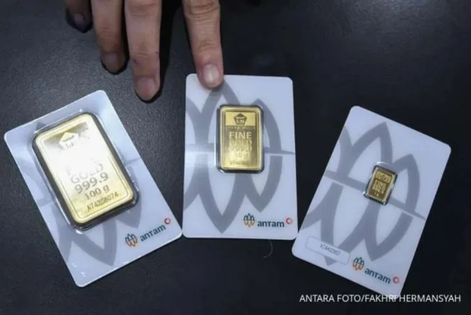 
					Investasi Melesat, Harga Emas Antam Hari Ini Naik Tajam Rp50 Ribu per Gram