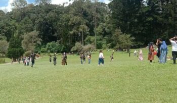 wisatawan kebun raya cibodas