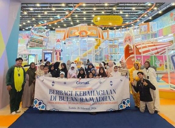 Citimall Cianjur Ajak 25 Anak Yatim Bermain dan Berbelanja dalam Program CSR Ramadan