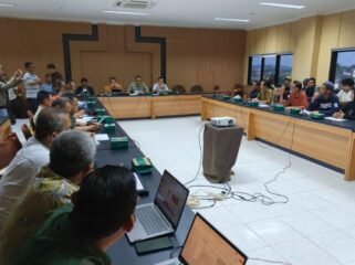 Suasana Rapat Dengar Pendapat di DPRD Kabupaten Cianjur mengenai proyek geothermal di Gunung Gede Pangrango, Selasa (14/4/2026). (foto : cianjurtimes)