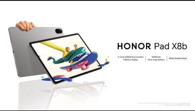 
					HONOR Pad X8b Resmi Meluncur di Indonesia, Tablet Ramah Keluarga dengan Baterai 10.100 mAh