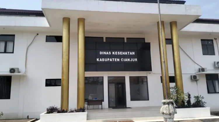 Kantor Dinas Kesehatan Kabupaten Cianjur. (Foto : Firly Khoirunnisa)