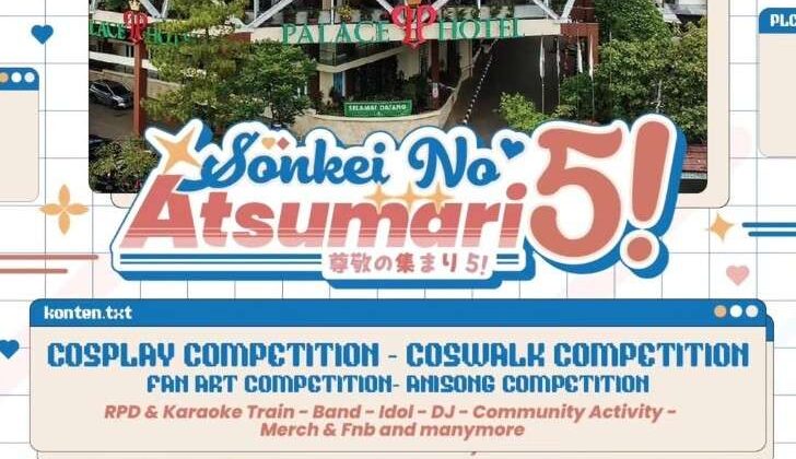 Event Jejepangan Cipanas Kembali Digelar, Sonkei no Atsumari Vol. 5 Targetkan 1.000 Peserta