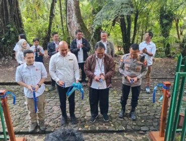 Peresmian Revitalisasi Taman Lumut dalam rangkaian acara HUT Kebun Raya Cibodas, Senin (13/4/2026). (Foto : Ario Rosmana)
