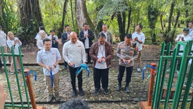 
					Peresmian Revitalisasi Taman Lumut dalam rangkaian acara HUT Kebun Raya Cibodas, Senin (13/4/2026). (Foto : Ario Rosmana)