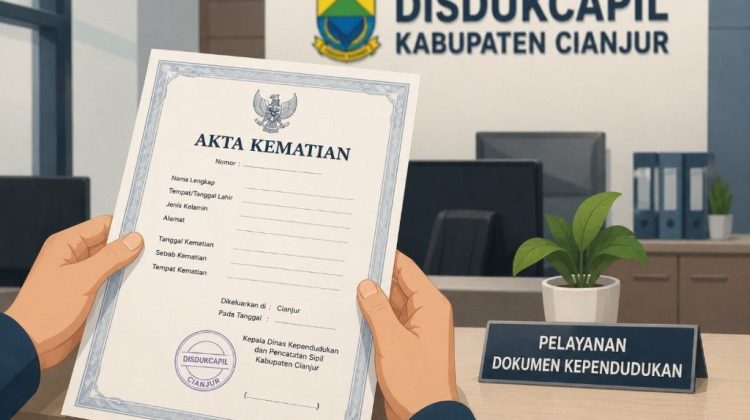 Disdukcapil Cianjur Terbitkan 9.019 Akta Kematian hingga Juni 2026