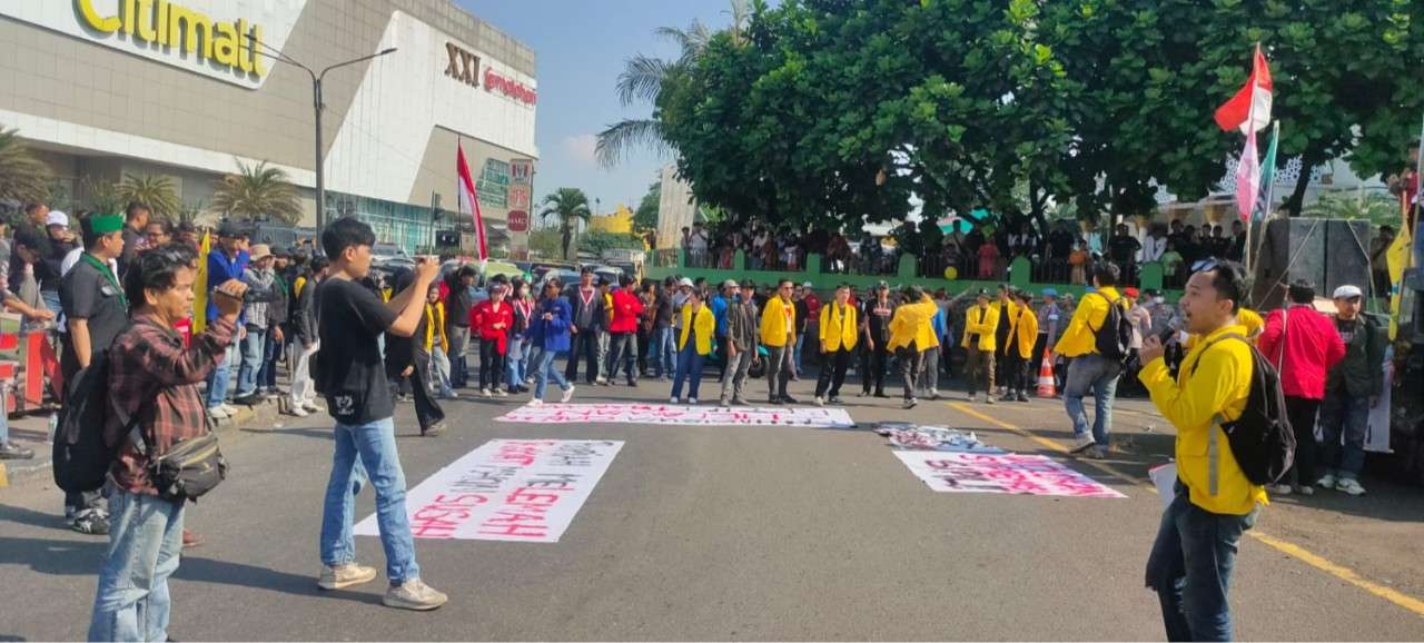 Aksi Mahasiswa cianjur