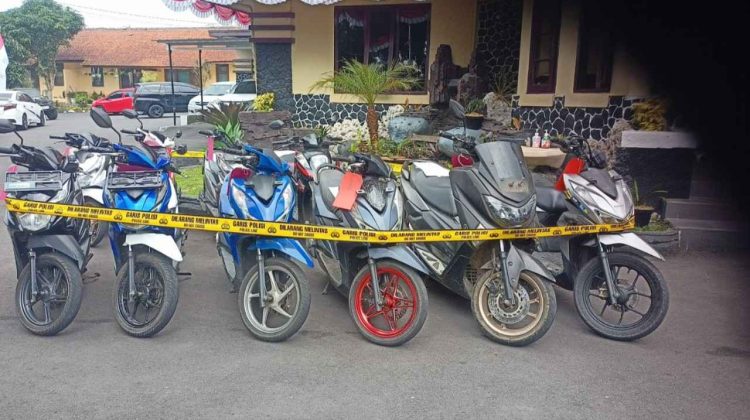 Polres Cianjur Tangkap Dua Pelaku Curanmor, Amankan 23 Sepeda Motor Hasil Curian