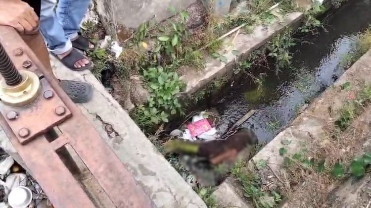 Seorang Pria Ditemukan Meninggal di Saluran Irigasi Jalan KH Saleh Cianjur
