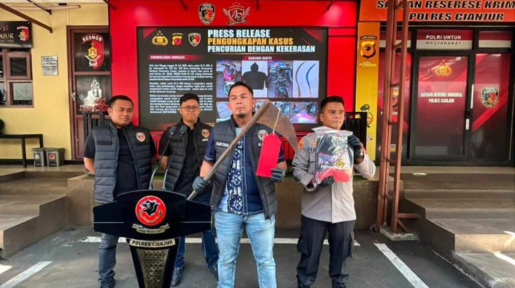 Pria Bawa Sabit Serang Warga, Satreskrim Polres Cianjur Tetapkan Satu Tersangka