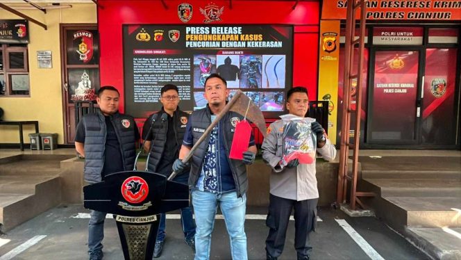 
					Pria Bawa Sabit Serang Warga, Satreskrim Polres Cianjur Tetapkan Satu Tersangka
