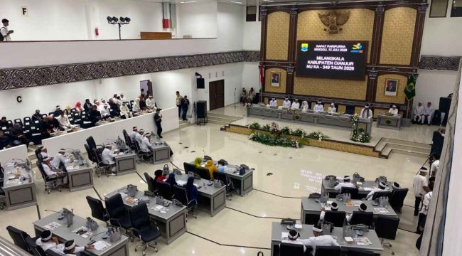 Sidang Paripurna Istimewa Hari Jadi Cianjur ke-349. (Foto : Istimewa)