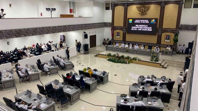 
					Sidang Paripurna Istimewa Hari Jadi Cianjur ke-349. (Foto : Istimewa)