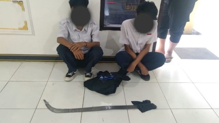 Polisi Gagalkan Tawuran Pelajar di Cibeber, Dua Siswa SMP Diamankan, Satu Bawa Sajam