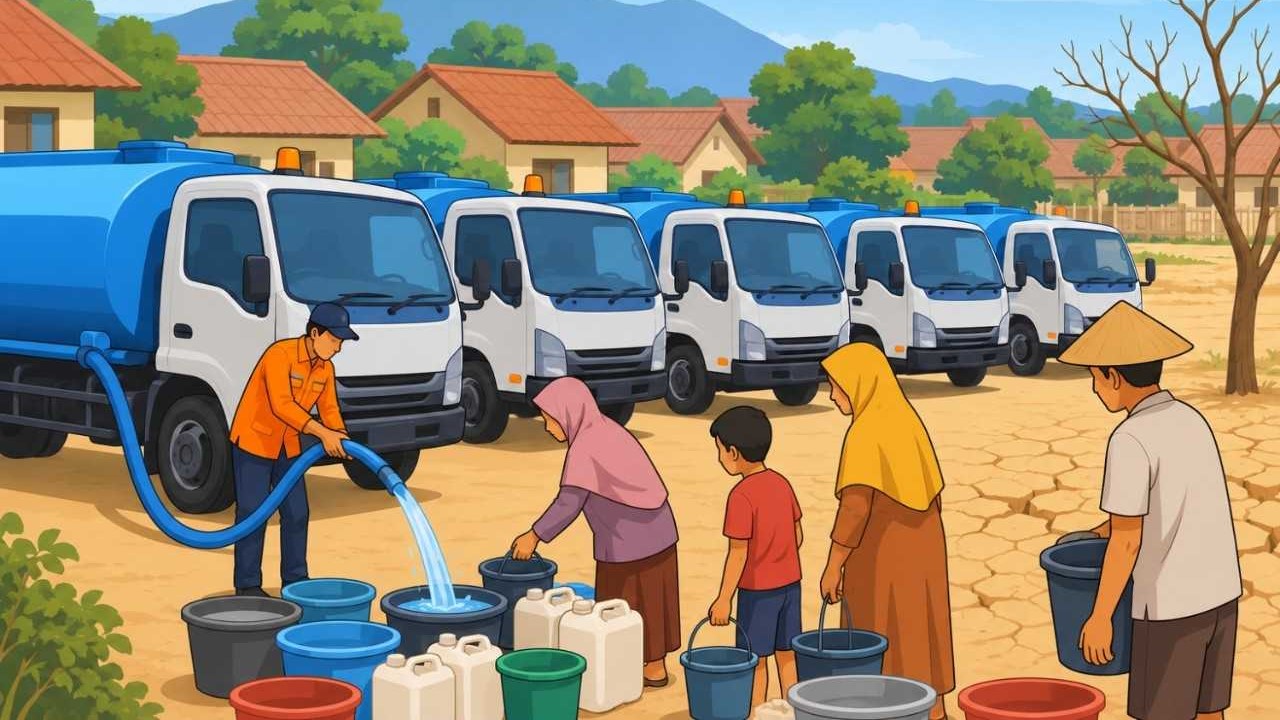 kekeringan di cianjur